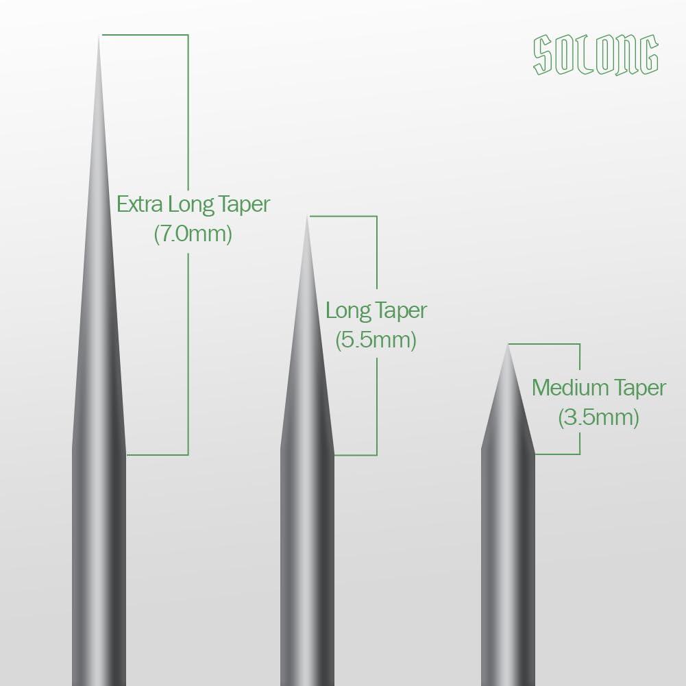 Solong Tattoo Tattoo Needles,Solong Pro 50Pcs Disposable Tattoo Cartridge Needles 12#(15RM) Round Magnum L-Taper Tattoo Needle Cartridge EN01S-50-1215RM-L