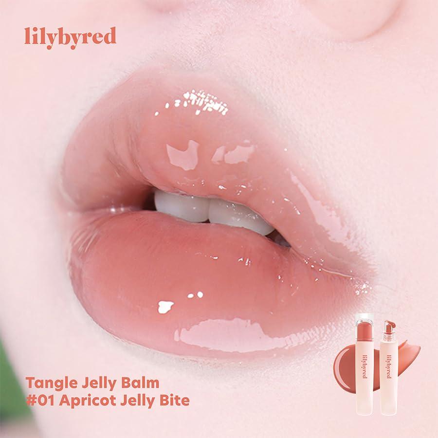 lilybyred lilybyred Jelly Balm Lip Gloss(01_Apricot) - Enriched with Collagen & Nourishing Oils