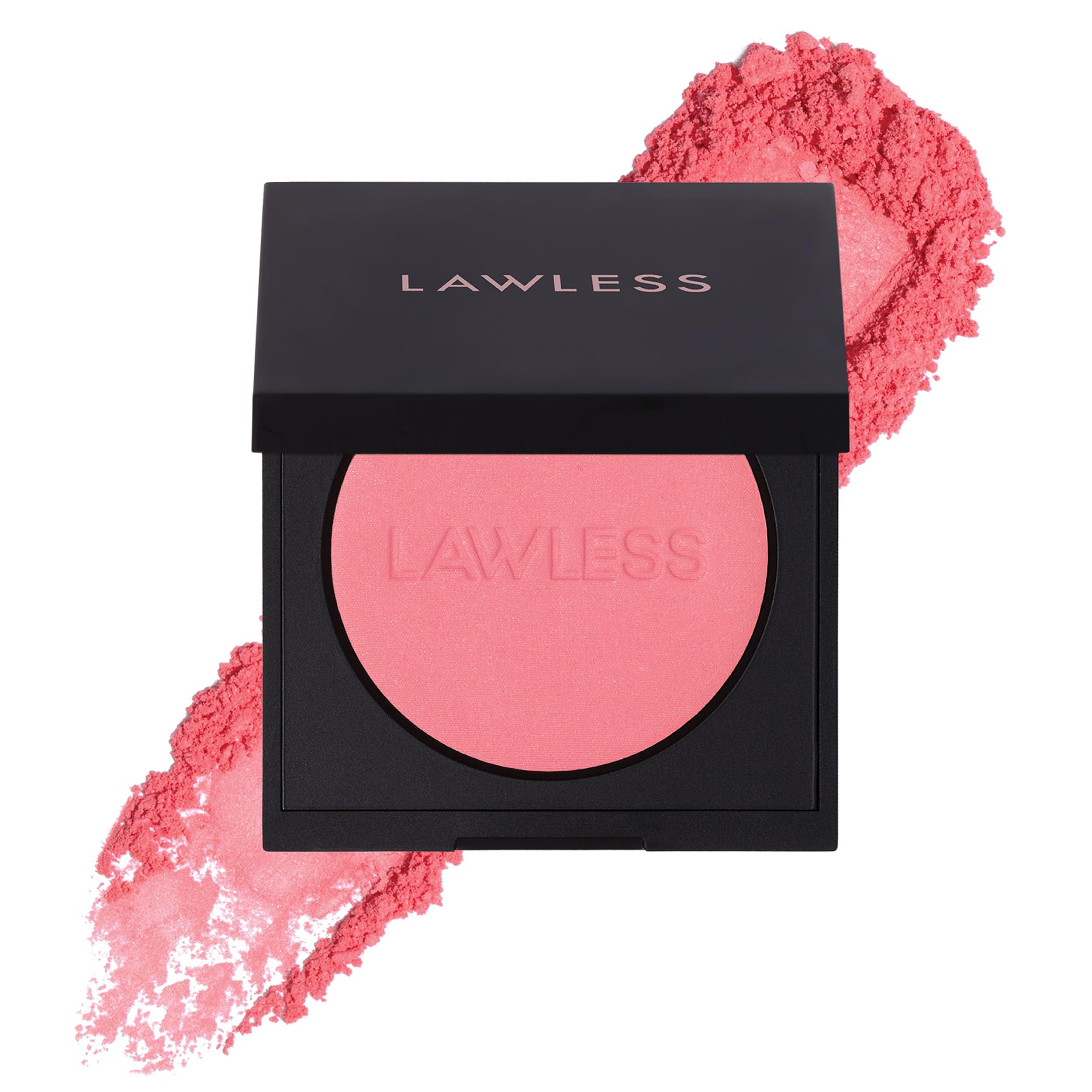 LAWLESS Lawless Make Me Blush Talc-Free Velvet Blush - Sakura - Premium Blush with Natural Ingredients to Moisturize and Nourish Skin While Imparting a Soft, Silky Finish - 0.18 oz