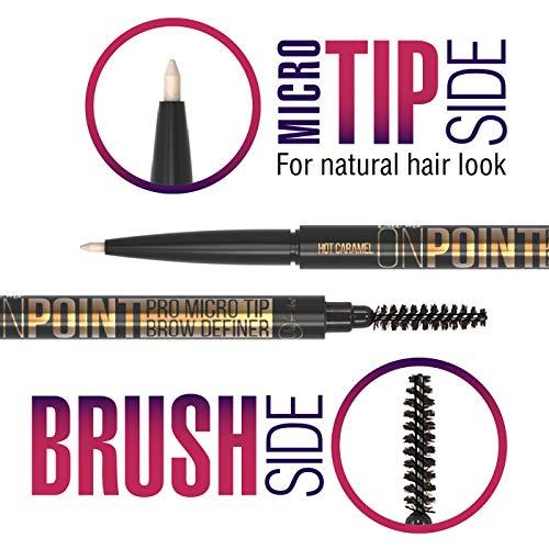 Mia Adora Best MICRO TIP Brow Definer Pencil - Waterproof & Smudgeproof ALL DAY WEAR - Cruelty FREE - Ultra Fine EXTRA Precision - Retractable Eyebrow Pencil - No Sharpener Needed - (LIGHT Brown)