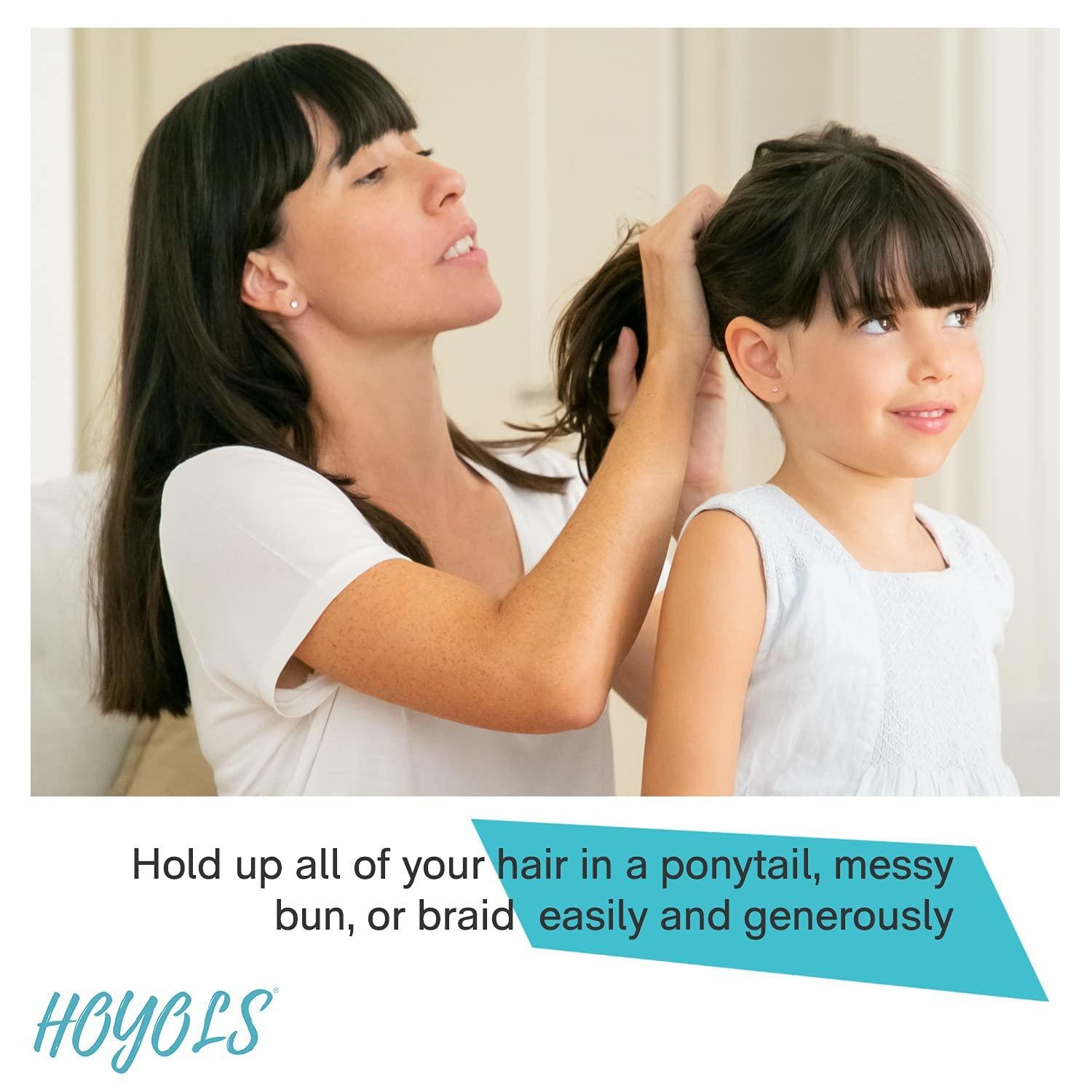 HOYOLS HOYOLS 1/2 Inch Small White Rubber Bands for Hair Ties Elastics Mini Toddler Braids Ponytail Holders for Baby Girls Infants Kids Thick Hair White Rubberbands No Damage Office 1000pcs (S) Latex-Free