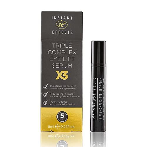 My Instant Effects My Instant Effects Triple Complex Eye Lift Serum - Anti Aging Under Eye Serum - Smoothing And Moisturizing - Diminishes Dark Circles, Puffiness - Brightening, Deeply Nourishing Treatment - 0.27 Oz