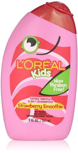 L'Oréal Paris L'Oreal Kids Extra Gentle 2-in-1 Shampoo, Strawberry Smoothie, 9 fl. oz.