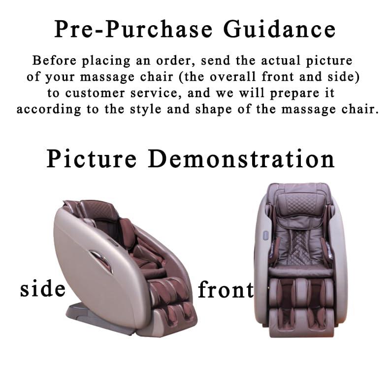 PHASFBJ PHASFBJ Massage Chair Cover Protector Dust,Stretch Fabric Full Body Shiatsu Massage Chair Cover Reclining Chair Massage Cover Removable Shield Washable Universal,Upper Body + footmuffs