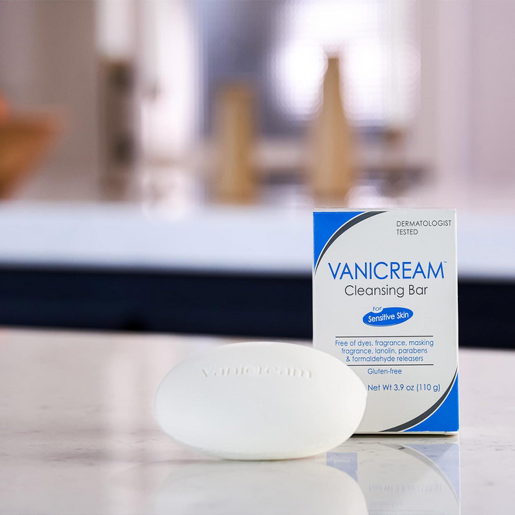 Vanicream Vanicream Bundle Kit includes Vanicream Cleansing Bar (3.9 oz), Vanicream Shampoo (12 fl oz), and Vanicream Conditioner (12 fl oz)a complete gentle skincare and haircare solution for sensitive skin.
