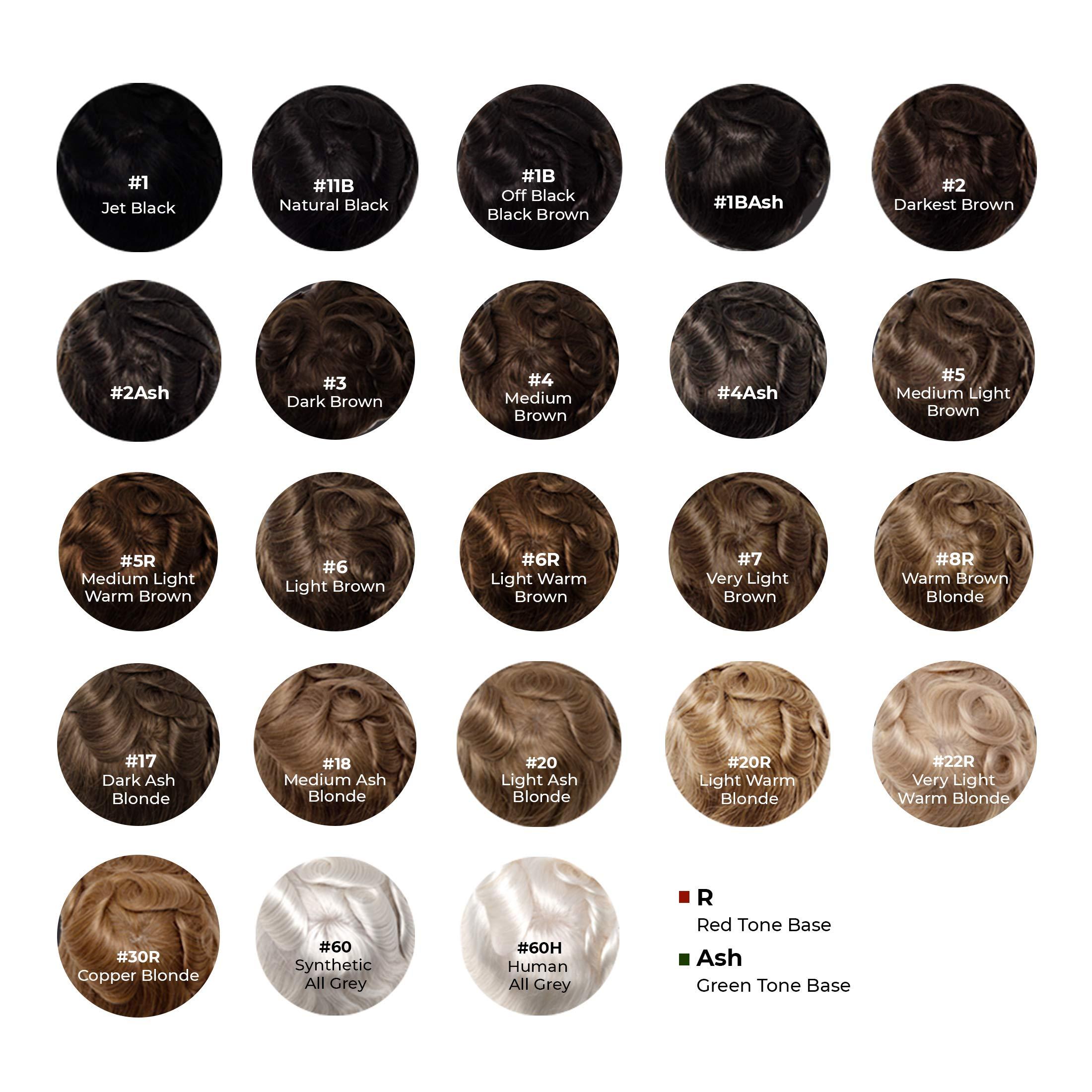 Superhairpieces Superhairpieces Men\'s Toupee NHD111, Premium Indian Human Remy Hair, 8\"x10\" 0.1mm Thinnest PU Skin, knotless Invisble V-Loop Handmade, 95% Density Toupee (Dark Brown + 20% Synthetic Grey Hair)