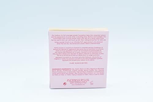 One size One size One Size Patrick Starrr Turn Up The Base Powder Foundation - Medium 3 (R) - Medium, Rosy Undertones - Face Pressed Powder Makeup Foundation Medium-to-Full Coverage, Soft Matte Finish