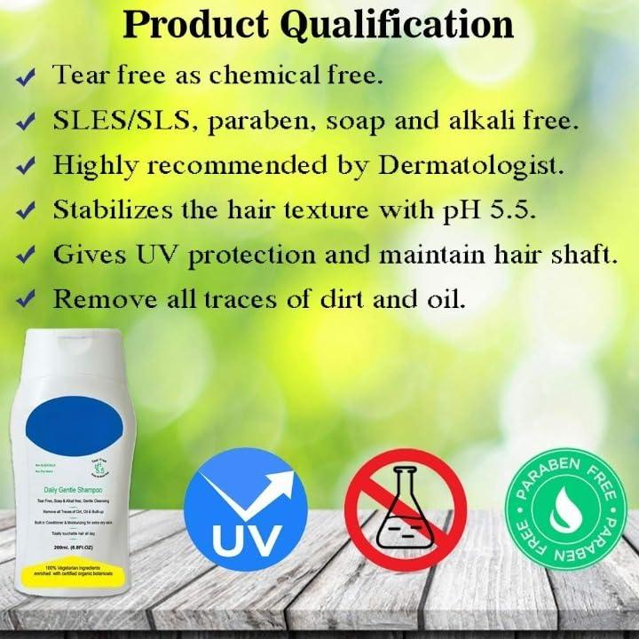 Generic organic shampoo and Conditioner for hair care (Daily Care Shampoo, 200 ml (Pack of 1))