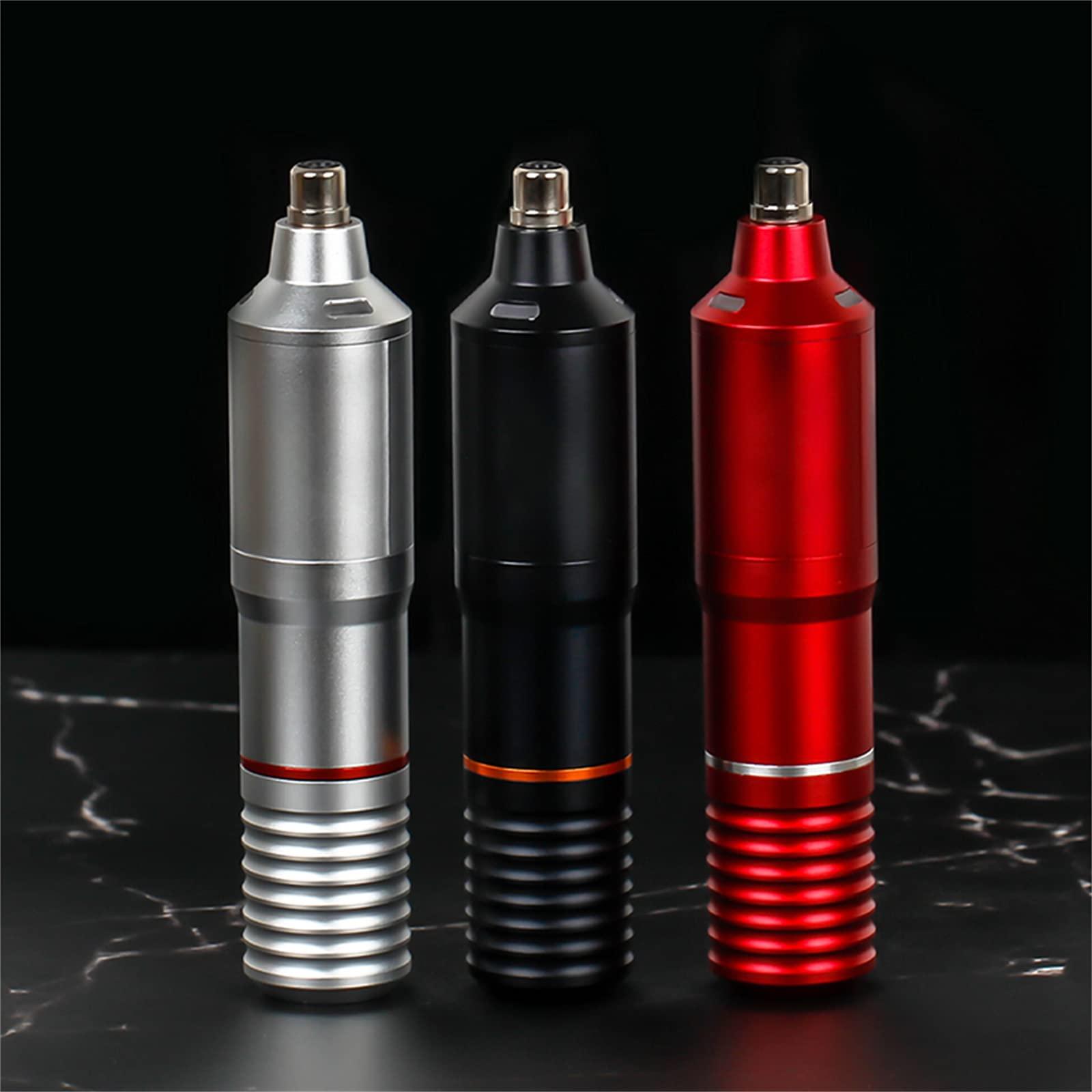 SMax Professional Rotary Tattoo Machine Strong Motor RCA Interface Cartridge Tattoo Pen for Tattoo Artists,Red