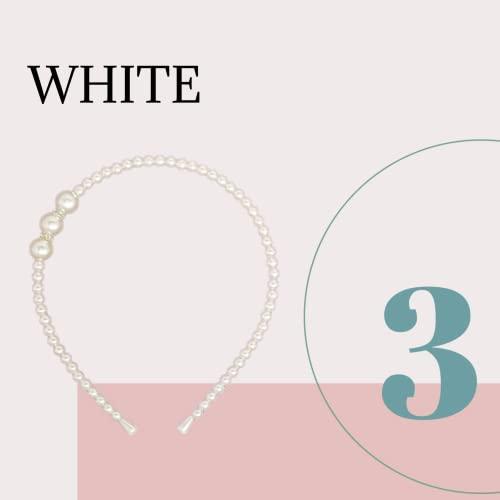 SPROUTS SPROUTS Girls Headbands 3 Pcs Pearl Headband Thin Fabric Hair Band Non-slip Hair Hoops Girl Hair Accessories for kids