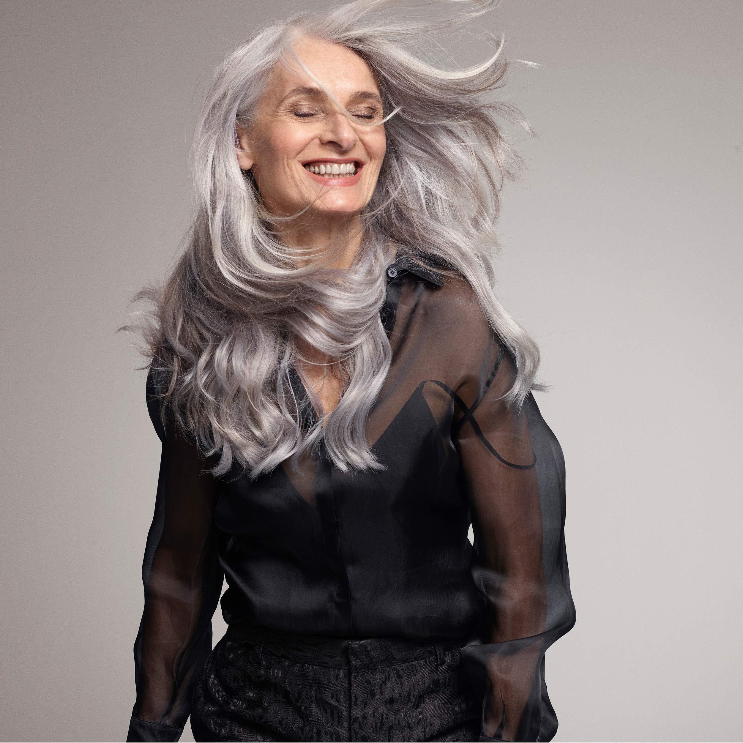 Pantene Pantene Silver Expressions, Purple Shampoo and Hair Toner, Pro-V for Grey and Color Treated Hair, Lotus Flowers, 17.9 Fl Oz