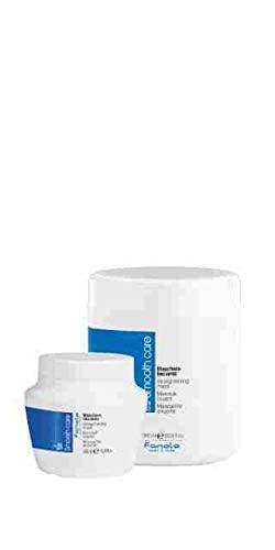 Fanola Fanola Smooth Care Straightening Mask - Anti Frizz Hair Mask for Smoothing & Detangling - Made With Cotton Oil & Cocoa Butter - Ideal for Treated, Curly or Coarse Hair (16.9 oz)