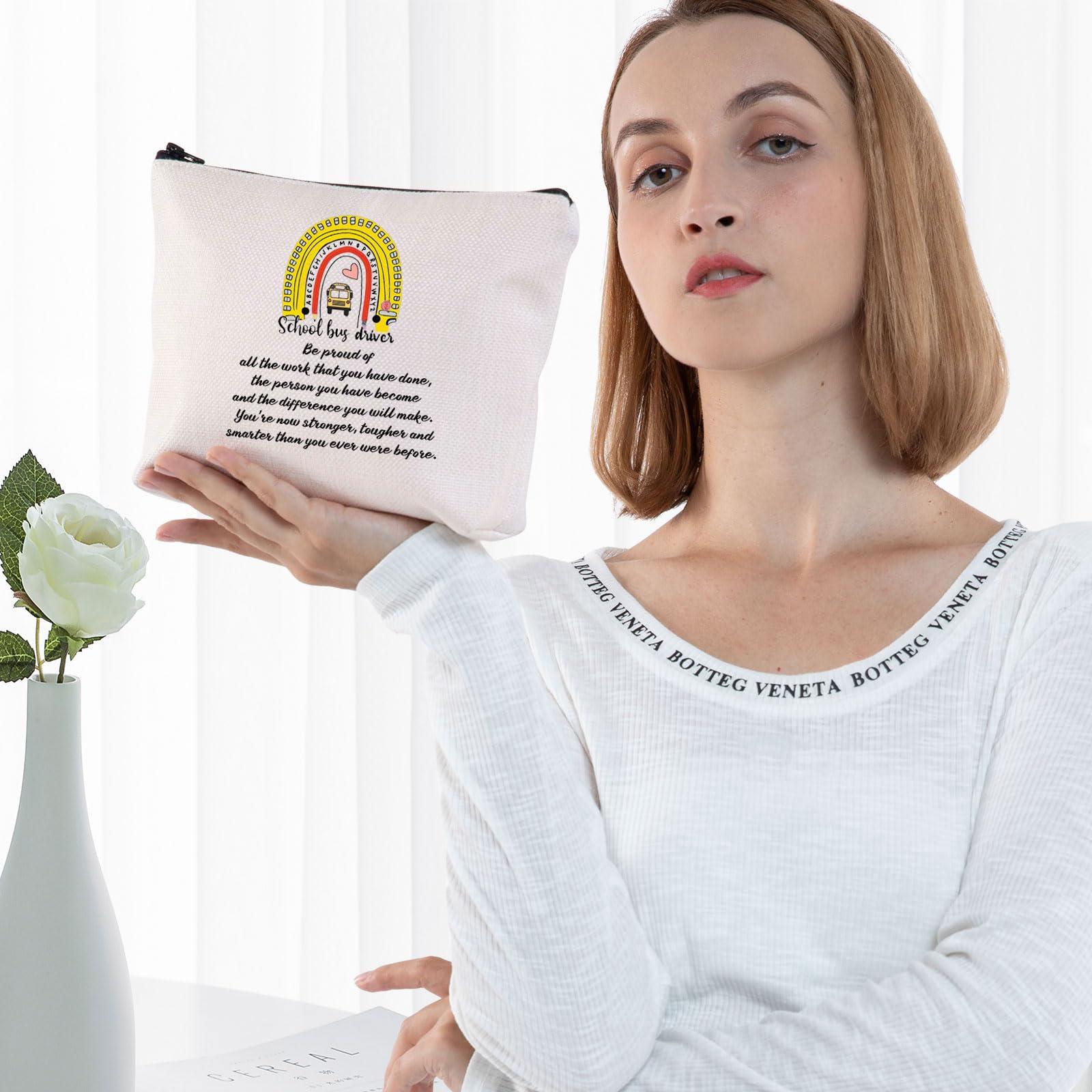 G2TUP G2TUP Rainbow Bus Driver Cosmetic Bag Bus Driver Appreciation Gift Bus Driver\'s Survival Kit Gift Bag (Rainbow Bus Driver)