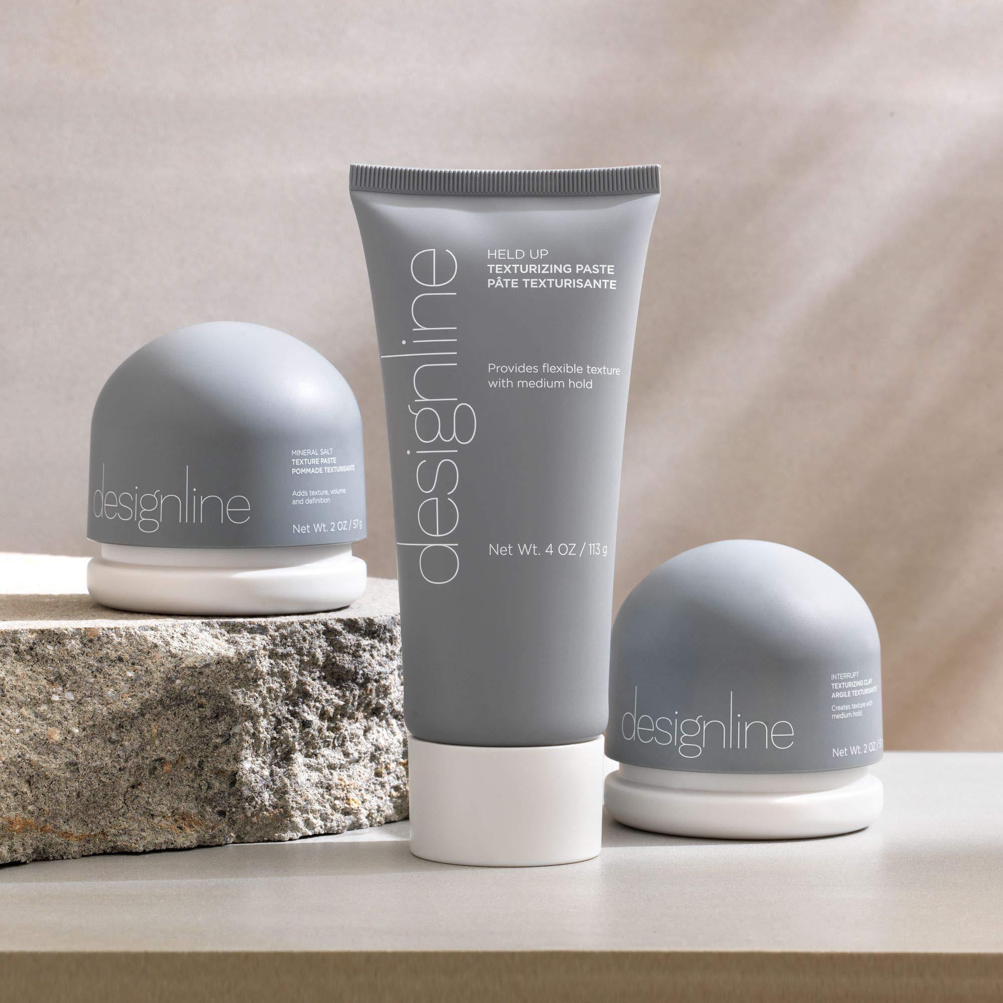 DESIGNLINE DESIGNLINE Interrupt Texturizing Clay, 2 oz - Regis Creates Texture, Definition, and Separation with a Medium-Hold to Add Volume for All Hair Styles (2 oz)