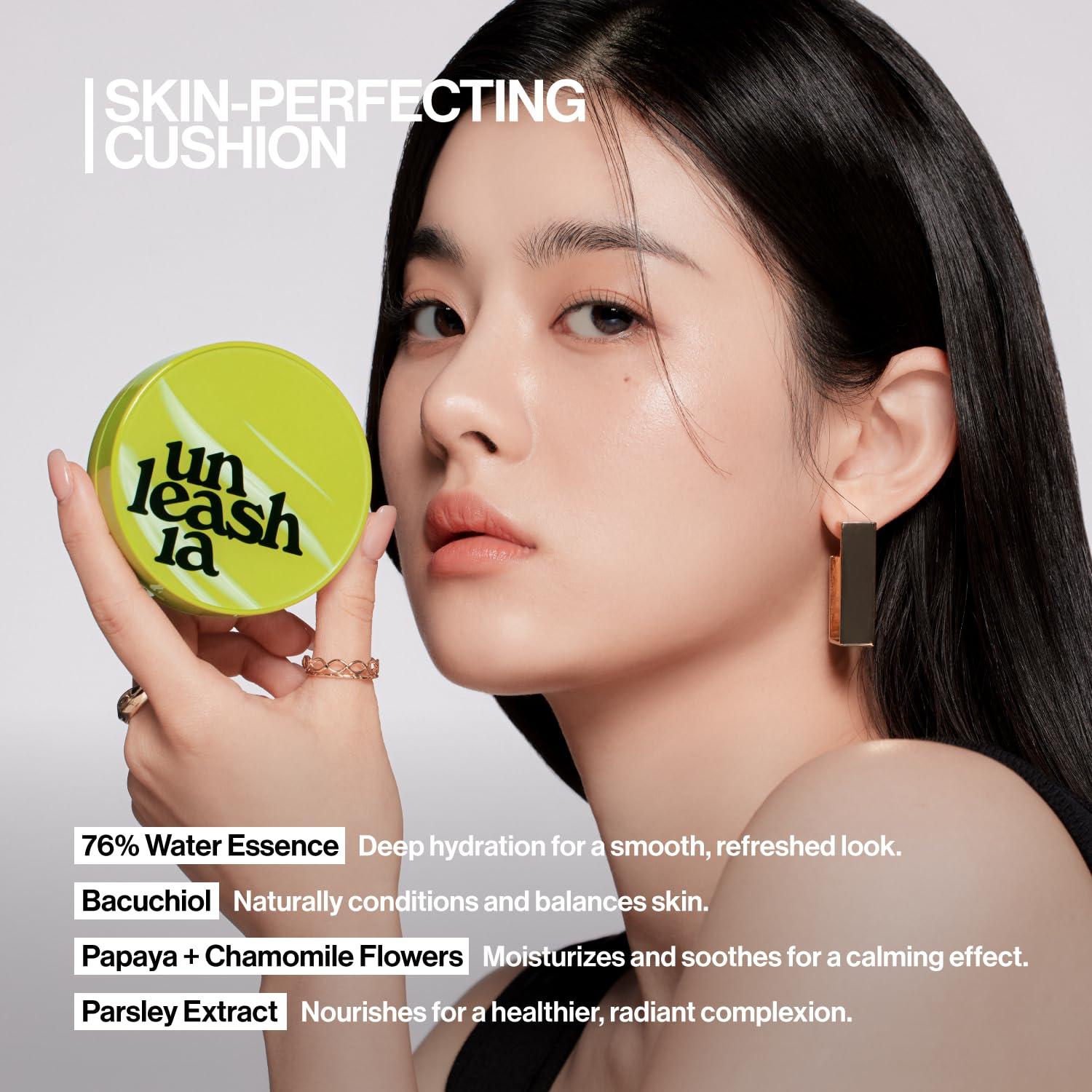 UNLEASHIA UNLEASHIA SATIN WEAR HEALTHY-GREEN CUSHION (RE-FEEL 23N Nude Beach)