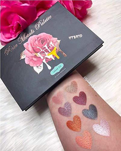 Velvet 59 by Paris Manning Velvet 59 Rose Metals Palette, Hybrid, Eyeshadow, Blush, Rose silver, Gold