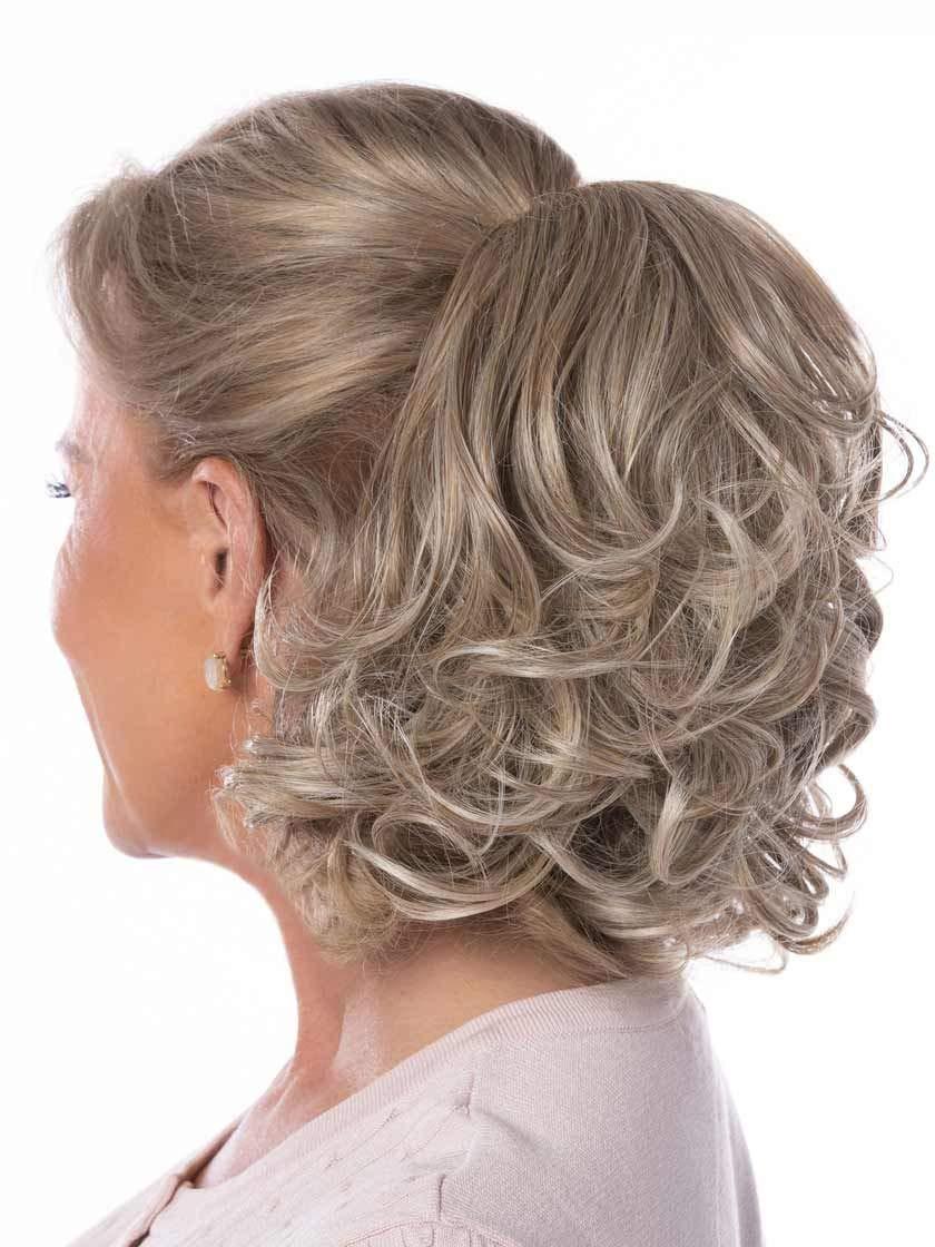 Toni Brattin & Maxwigs 11\" Wonderfully Curly Canndo Combs Color Light Brown - Tony Brattins Clip-In Pony Big Curls Changelite Heat Friendly Synthetic Natural Healthy Bollo de Pelo Updo Maxwigs Hairloss Booklet