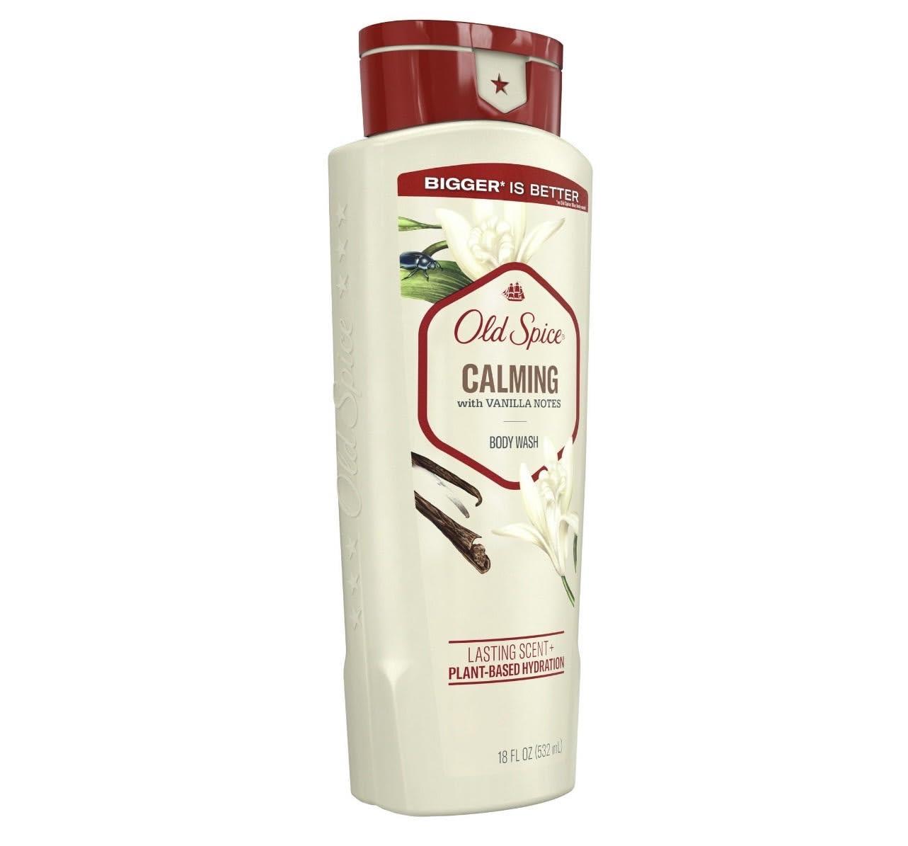 Old Spice Old Spice Men\'s Body Wash Calming with Vanilla Notes, 18oz