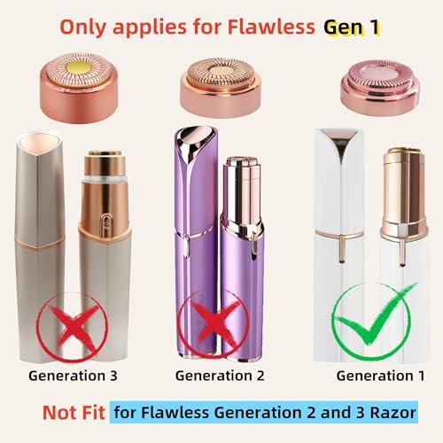 Efsanony Facial Hair Remover Replacement Heads - Gen 1 Compatible with Finishing Touch Flawless Hair Remover Tool for Women Easy Facial Hair Removal