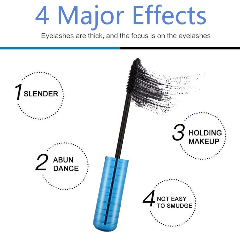 Sungrando Mascara for Older Women Over 50+, Mascara for Seniors with Thinning Lashes, Lengthening & Volumizing Waterproof Mascara for Older Mature Women Sensitive Eyes (2 PCS)