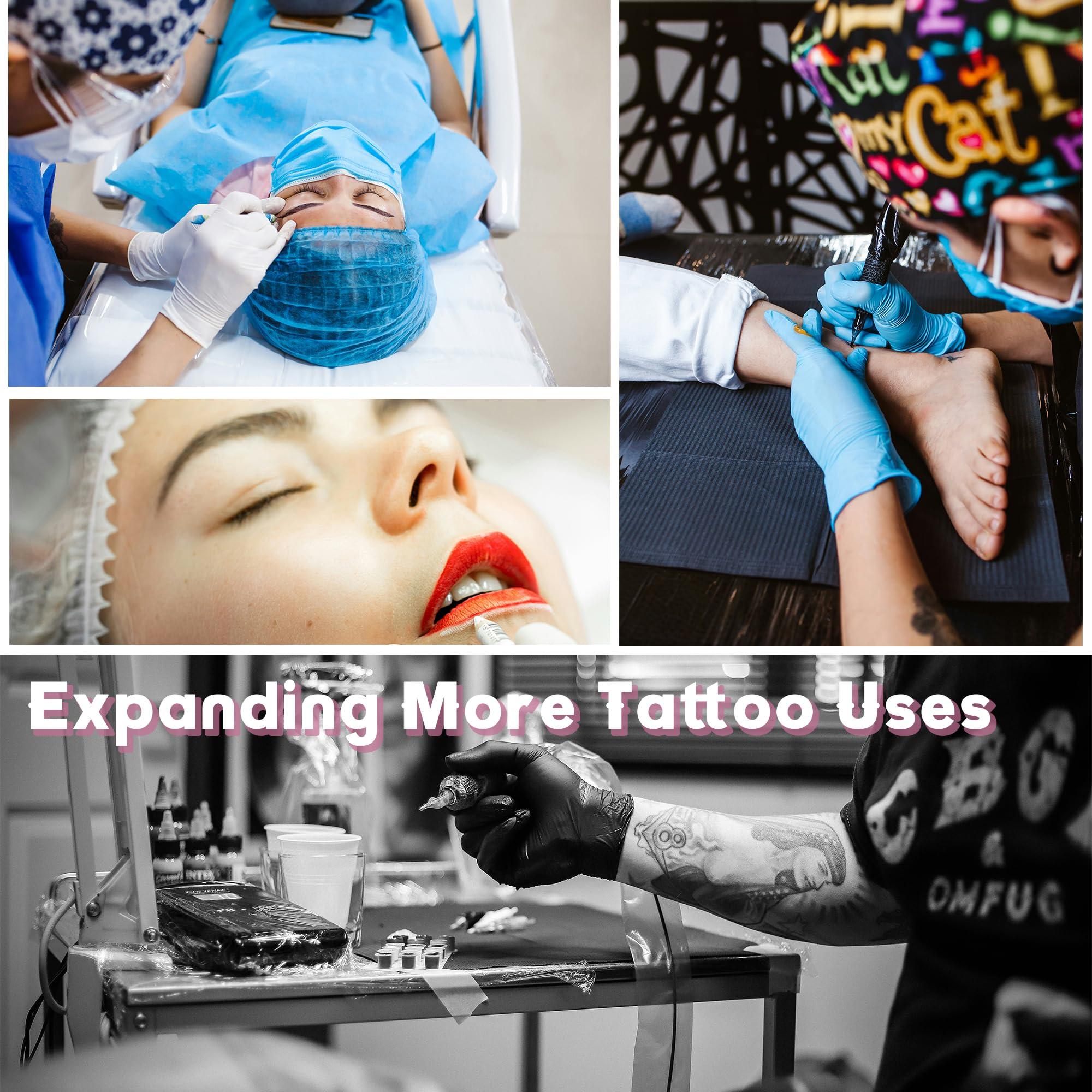 Spreynixu 400Pcs Tattoo Machine Bags, Disposable Tattoo Pen Bags Covers, Tattoo Machine Sleeves Pink Tattoo Gun Covers Bag for Tattoo Artist, 2x7.6 inch