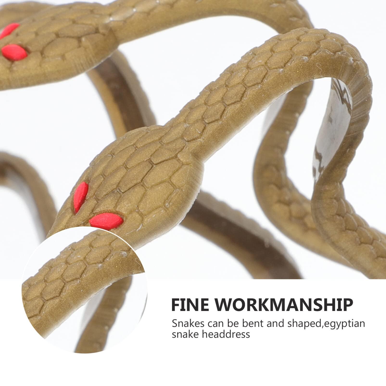 Beaupretty Beaupretty Snake Headband Medusa Headpiece Halloween Snake Headband Goddess Headband Medusa Headdress Greek Goddess Cosplay Costume Accessory for Women Bronze