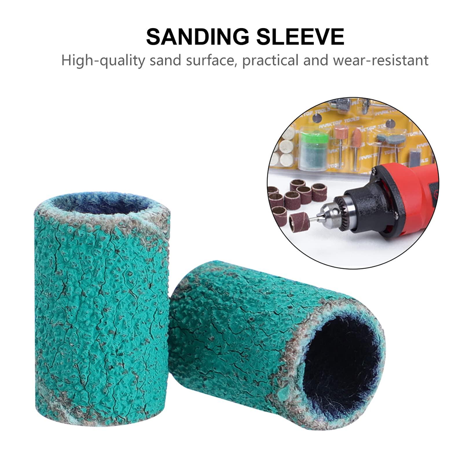 HEALLILY 100pcs Manicure Circle Sandpaper Cloth Nail Set