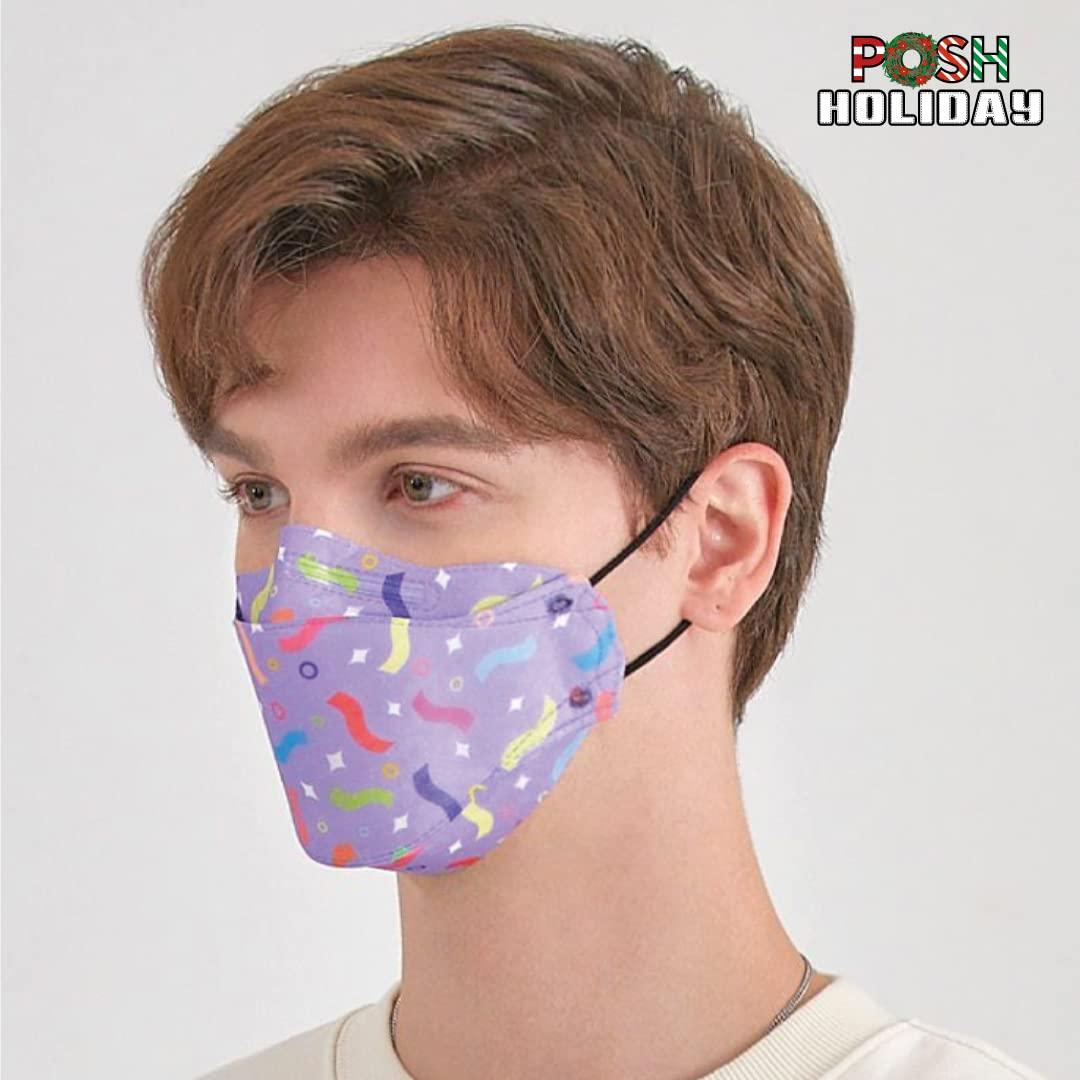 Posh KF94 Mask Posh KF94 Mask [Pack of 10 Holiday Special - Adult (H02) (MADE IN KOREA)