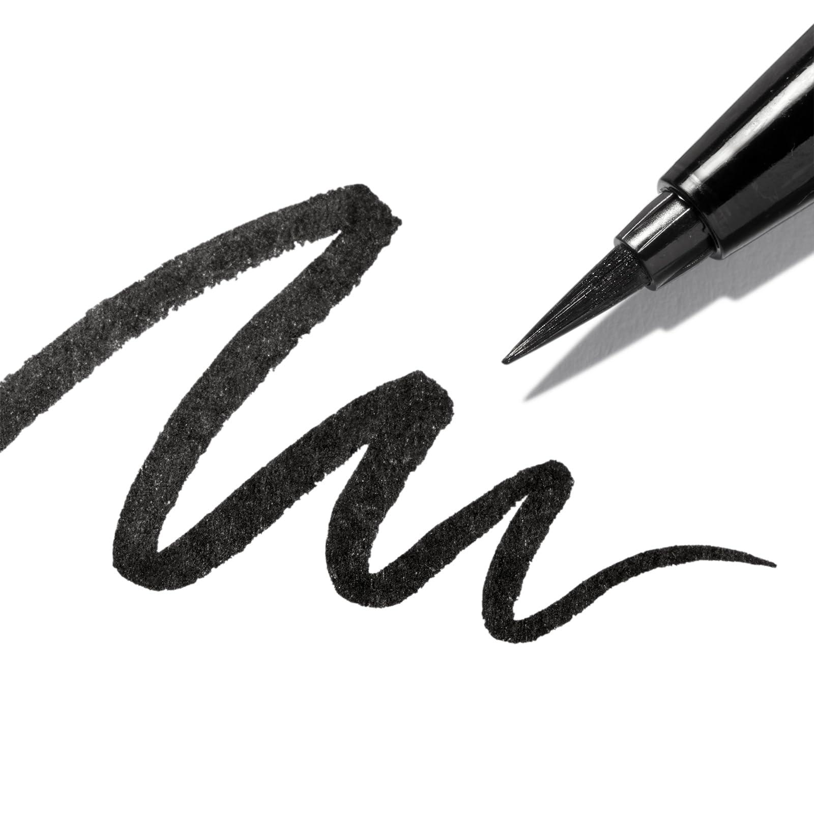 Eyeko Eyeko Black Magic Liquid Eyeliner, Carbon Black - Intense - Precision Felt Tip Brush - Vegan 0.7ml