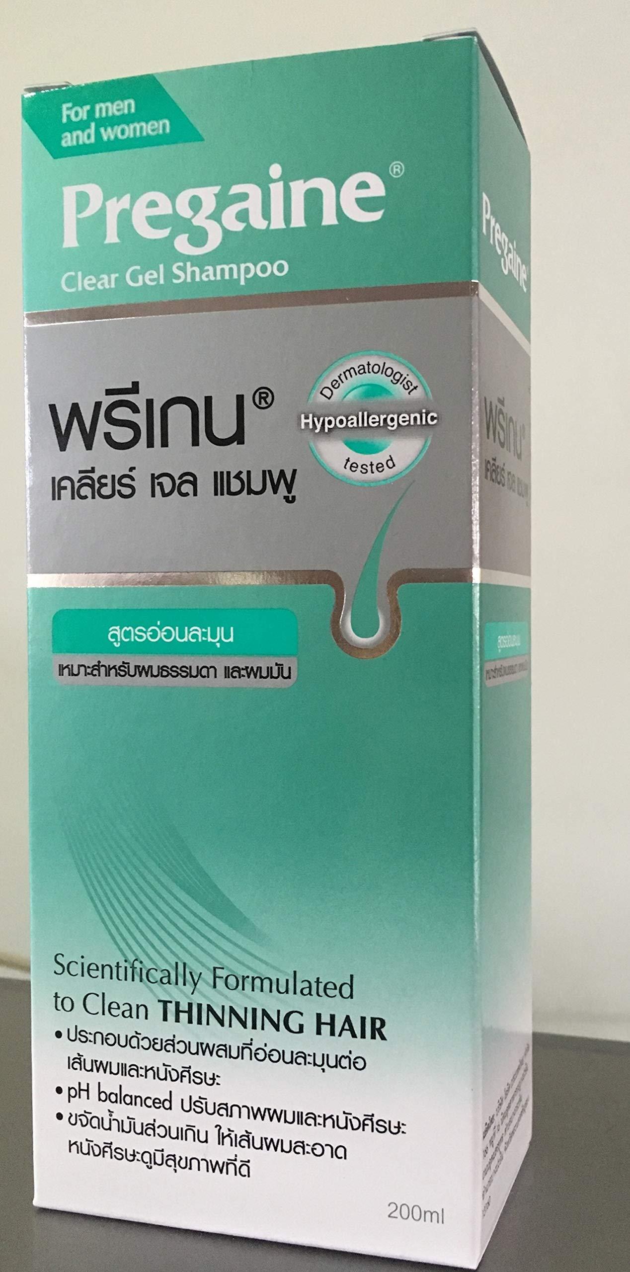Pregaine Pregaine Clear Gel Shampoo Thinning Hair for Men and Women for Nomal/Oily Hair