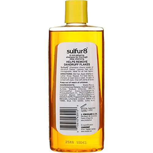 Sulphur 8 Sulfur 8 Deep Cleaning Shampoo for Dandruff, 7.5 Ounce (Pack of 2)