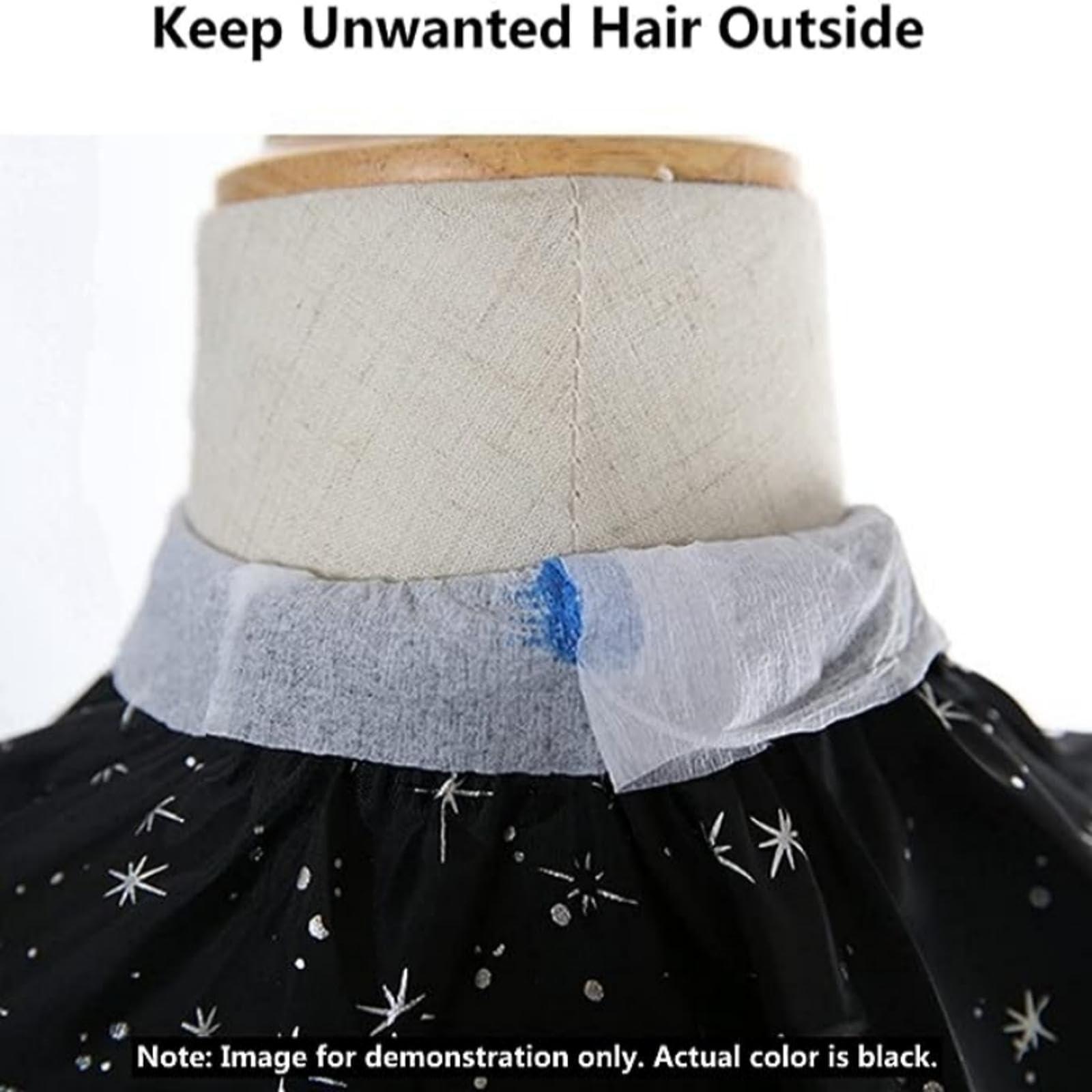 TECKEEN 5 Rolls Disposable Barber Paper Neck Strips, 5 Rolls 500 Strips, Salon Hair Cutting & Stylist arber Supplies