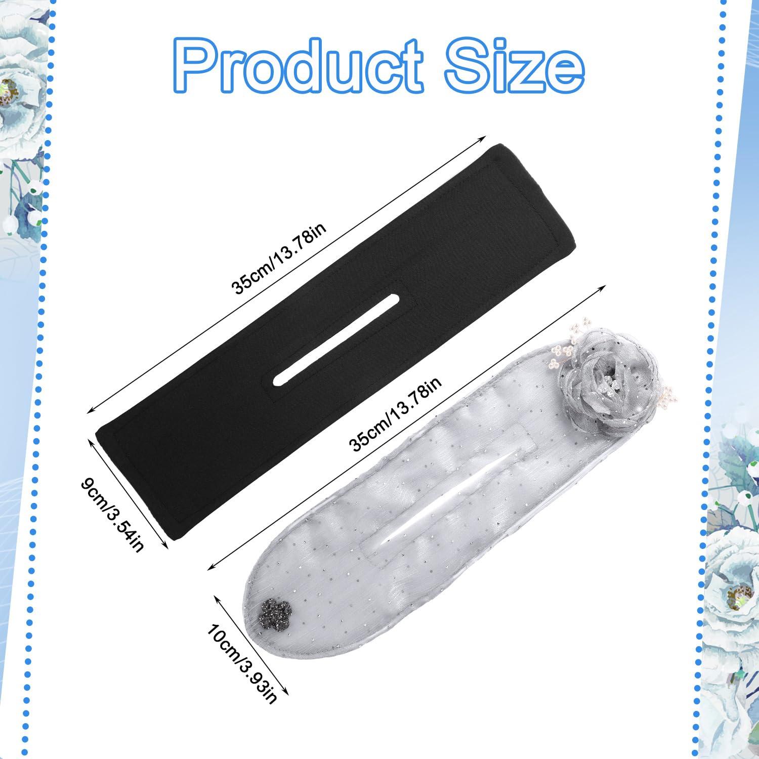 lasuroa 2pcs Ball Hair Clips, Flower Hair Bun Roller French Twist Hair Bun Maker Elegant Lazy Hair Curler Deft Bun Hairstyle Tool Hair Bun Accessories for Women & Girls Long Hair (Grey+Black)