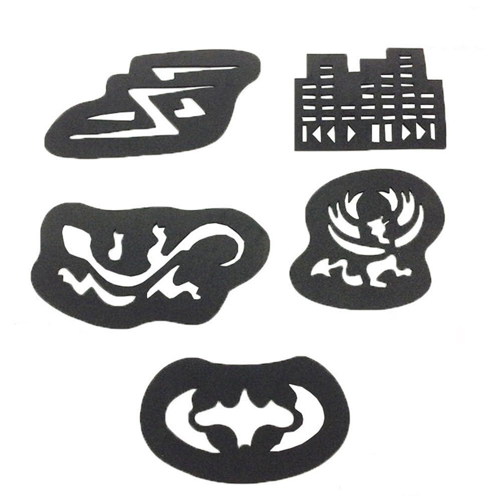 Beaupretty 1 Hair Stencils Hair Cutting Tools Hair templates Plastic Pattern Temporary Fashion Hair Styling Pattern Professional Hair Cutting kit Men Tools Seal Man Major