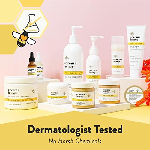 ECZEMA HONEY ECZEMA HONEY Soothing Facial Cream & 15% Vitamin C + Ferulic Acid Serum - Bundle for Sensitive & Dry Skin - Cruelty Free