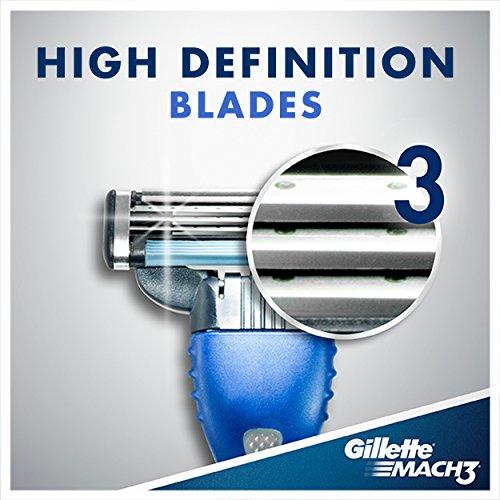 Gillette Gillette Gillete Mach 3 Smooth Shave Disposable Razor, 3 Count