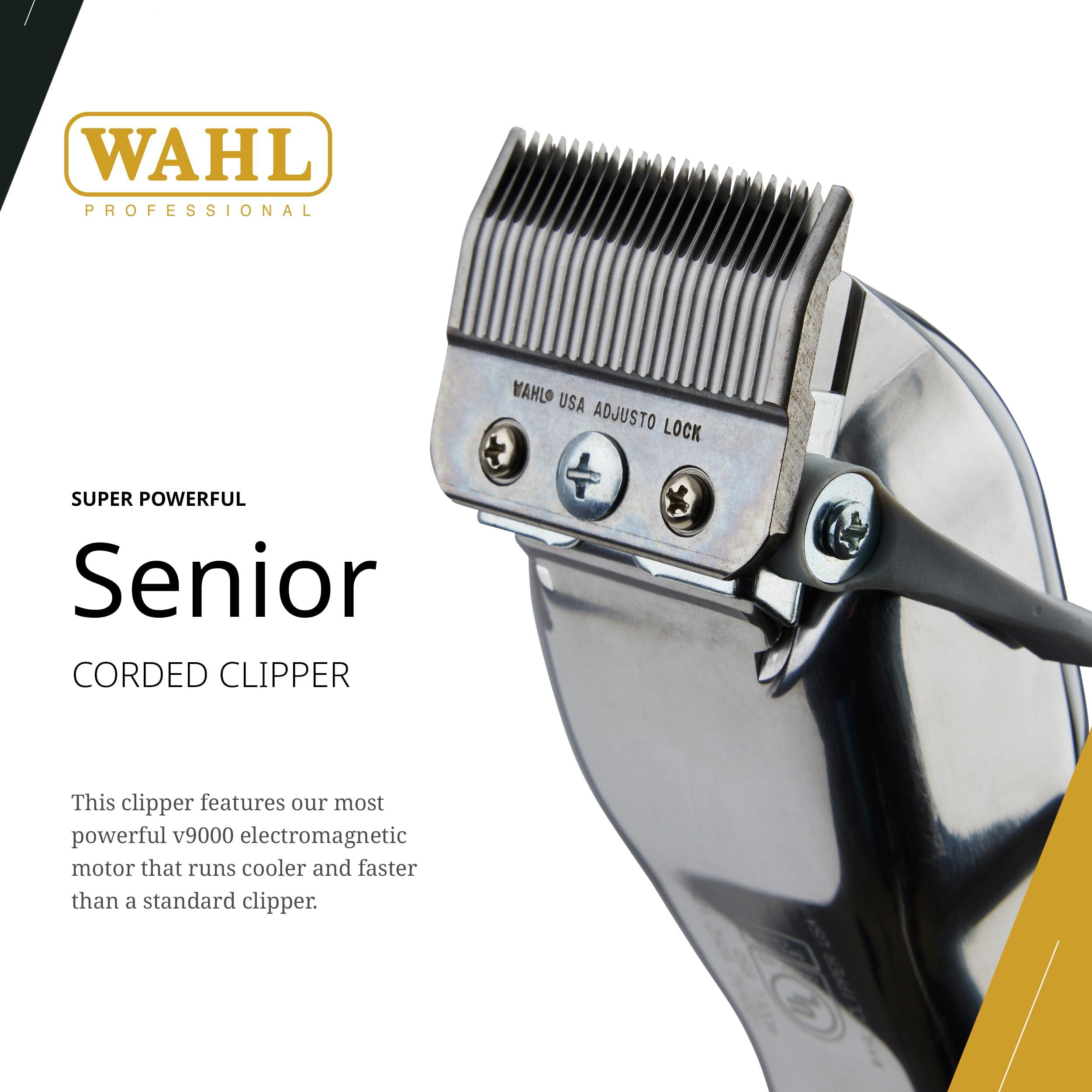 Wahl Professional Wahl Professional Senior Corded Clipper Heavy Duty Tapering and Blending V9000 Motor