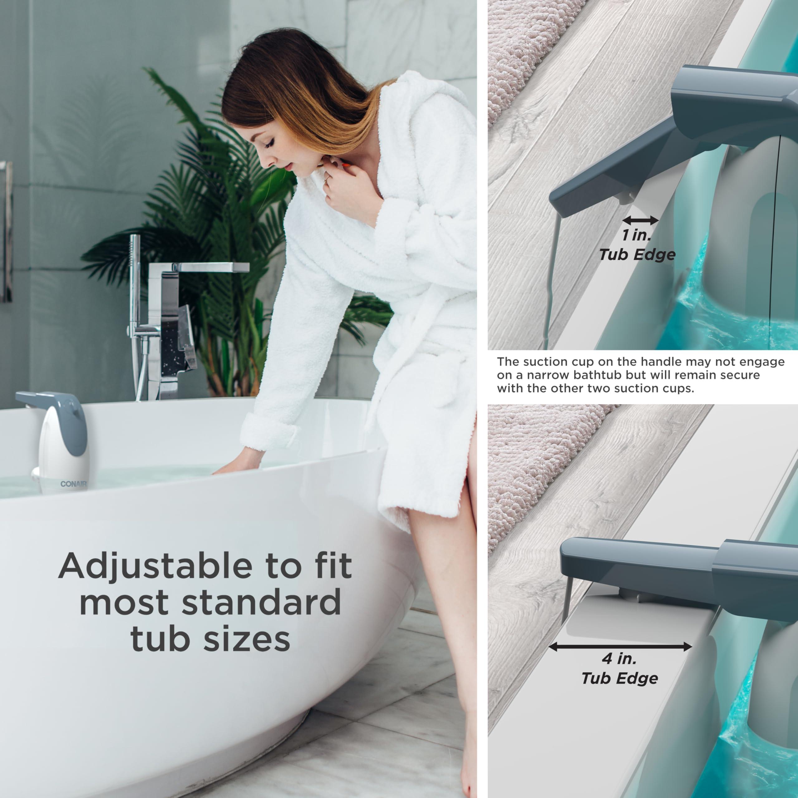 Conair Conair Jet Hydro Spa - Portable Bath Spa with Dual Hydro Jets for Tub - Bath Spa Jet for Tub creates soothing bubbles and/or massage - Spa Bath for At Home Use