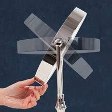 Zadro Zadro 11" Makeup Mirror with Lights and Magnification Dimmable Touch LED Lighted Makeup Mirror with Magnification 5X/1