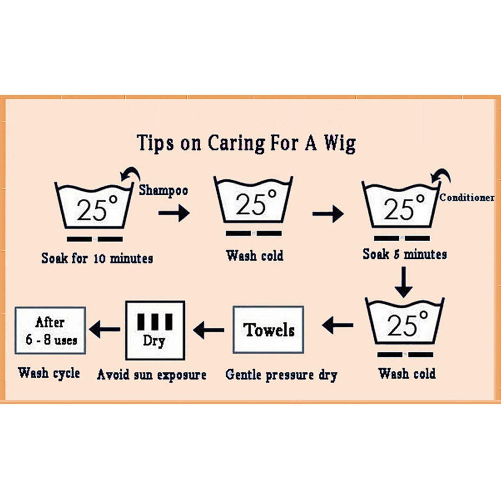 Dempiire Decorations Party Cover Silver Gray Wig Headgear Women\'s Protective Hair wig Synthetic Lace Front Wig Short (E-White, Adjustable - fits most female women Head size)