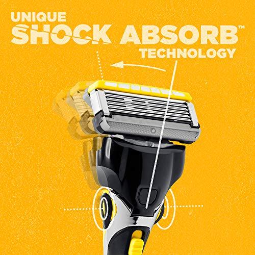 Schick Schick Hydro 5 Sense Energize Razor with Shock Absorb Technology for Men, 1 Handle with 2 Refills