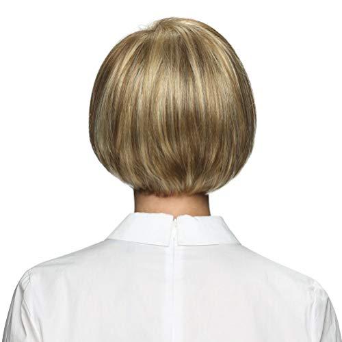 Estetica Design Estetica Design ELLEN SILKY CHIN LENGTH PAGE W/FULL Womens Wig R4-6 Color