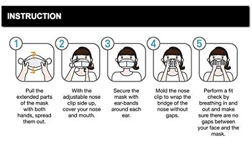 BLUNA FACE FIT BLUNA [30 Pack] Face Fit KF94 Certified Premium 4-Layer Black Face Mask [Adjustable Ear Loop][Anti-Trouble Skin][Individual Pack][Made in KOREA]