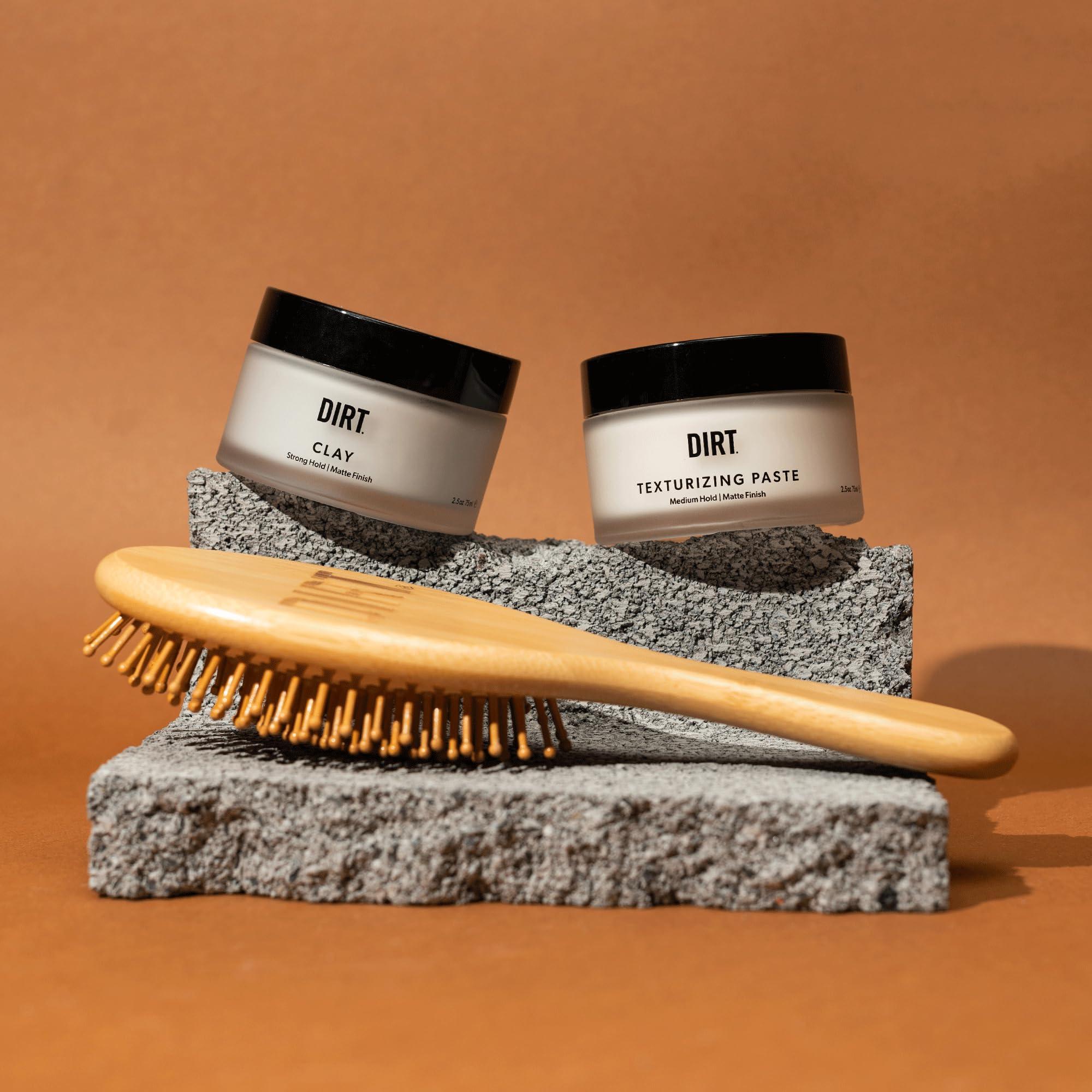 Dirt Texturizing Paste- Medium Hold- Matte Finish- 2.5 Oz- Creamy, ultra-rich formula defines, shapes, and infuses hair with skincare-grade ingredients- Dragon Fruit supports rebalance in microbiota