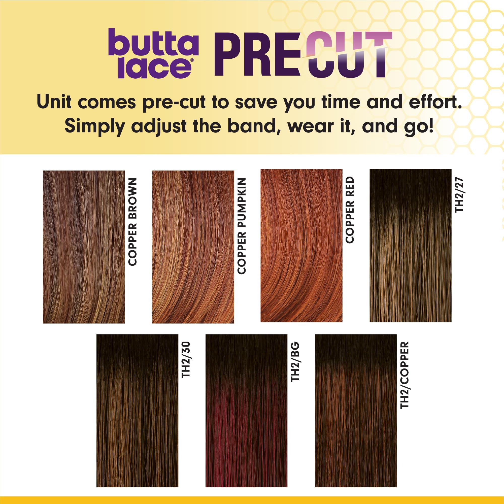 Sensationnel Sensationnel Butta lace precut wigs - unit 5 glueless extra wide 5 inch deep parting synthetic pre tweezed smaller knot hairline (2 DARKBROWN)