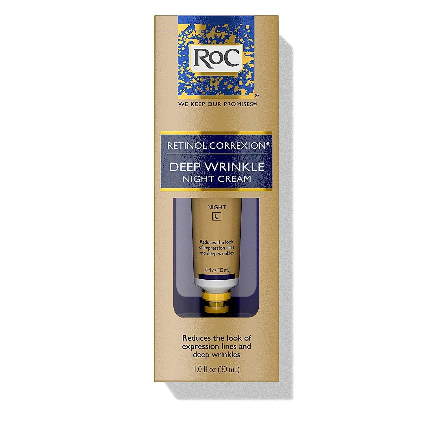 RoC 2 Pack - RoC Retinol Correxion Deep Wrinkle Night Cream 1.0 fl. oz (30 ml)