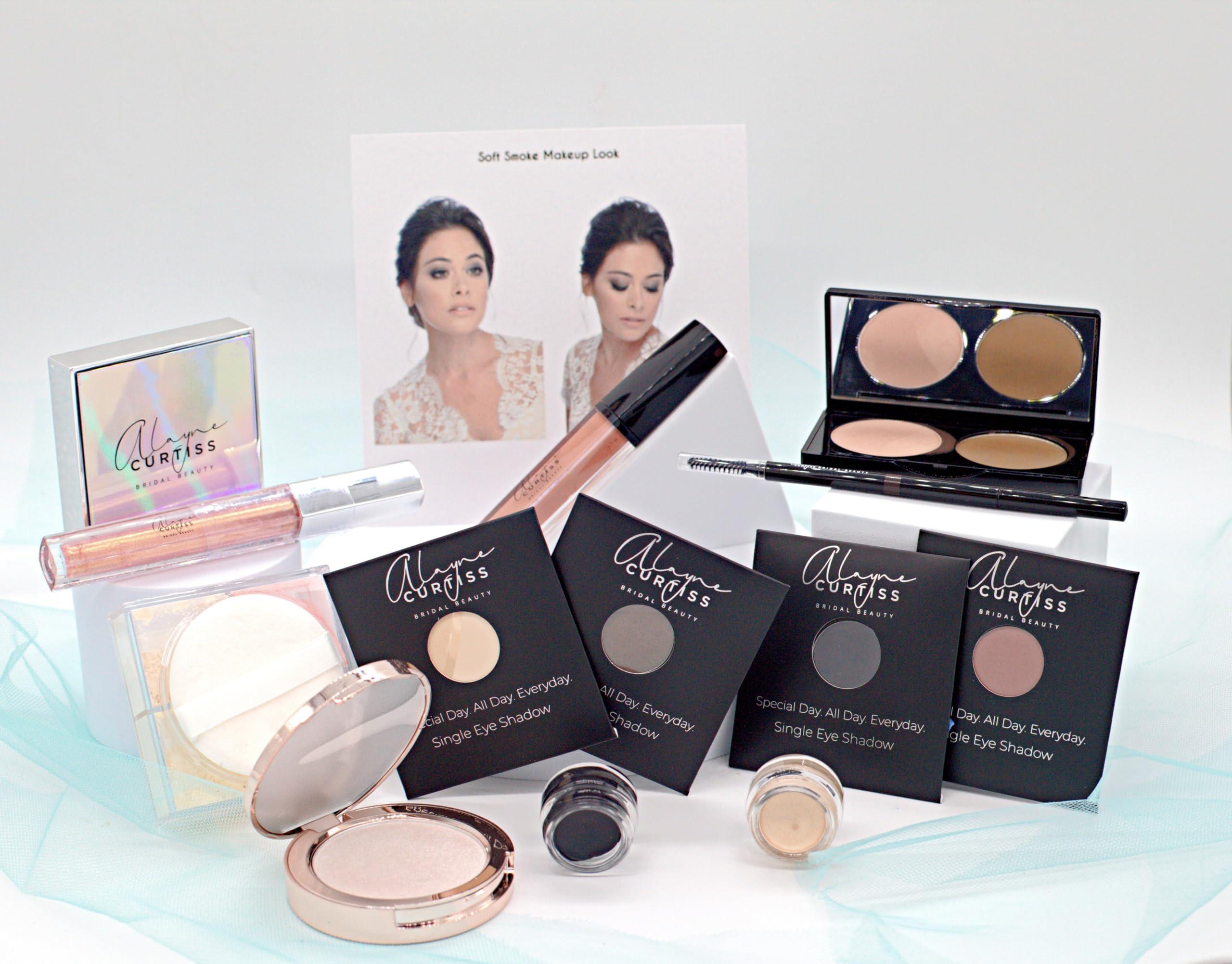 Alayne Curtiss Bridal Beauty Soft Smoke DIY Bridal Makeup Kit - 14 Products Included