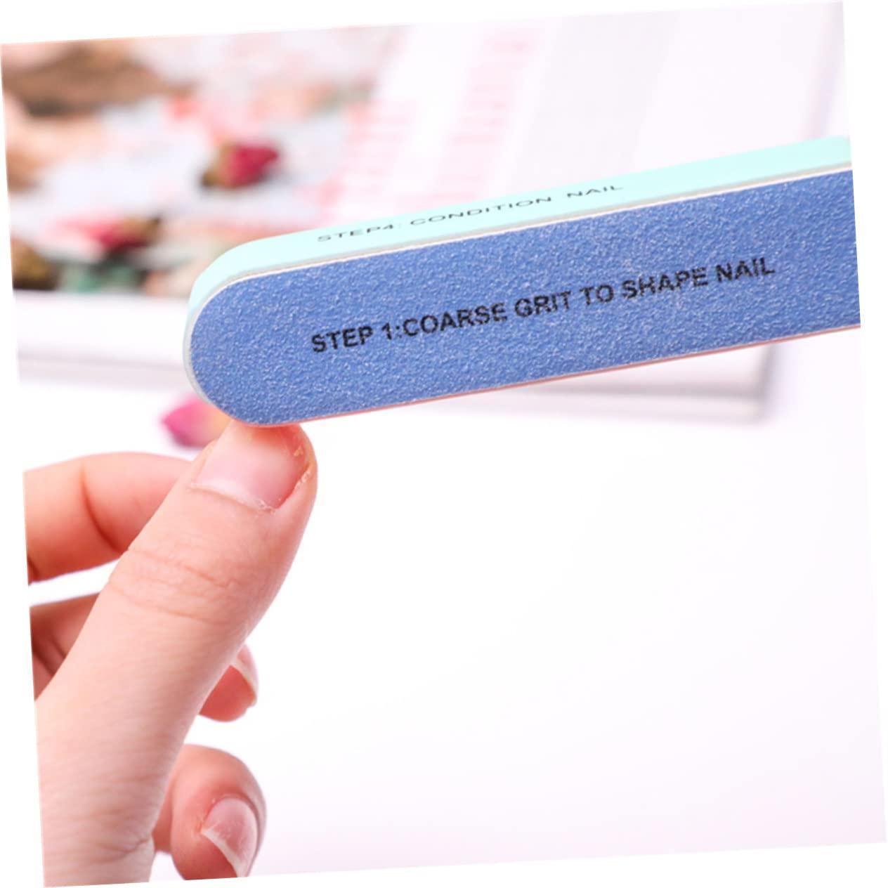 SKISUNO SKISUNO 3sets Professional Nail Art Tools 7 Step Nail Buffer Mini for Fingernails Toenails 12pcs*3