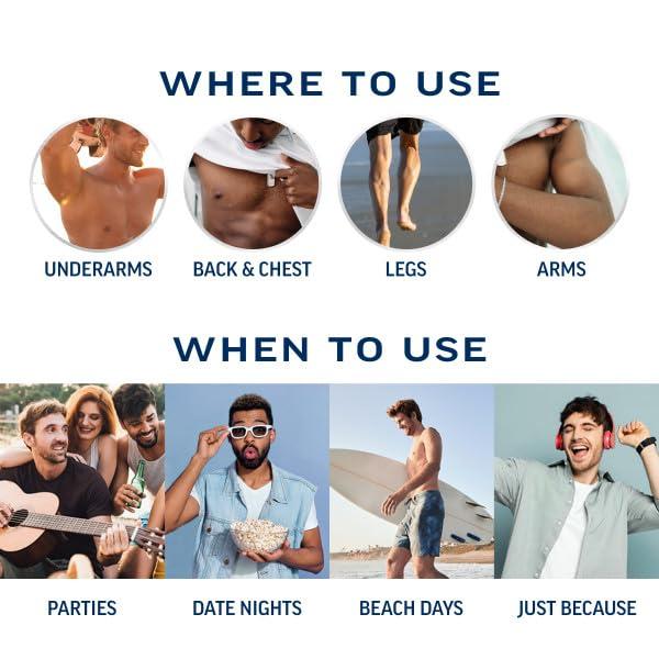 Veet Veet Sensitive Skin Dermatologically Tested 13.5 Fl Oz. 5 Min Men\'s Hair Removal Gel Cream with Spatula For Body, Chest & Back (2 Pack)