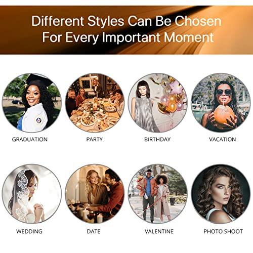 YWSQR Short Mens Wig|Brown Wigs for Men|Synthetic Mens Wigs|Fluffy 80s Wig for Party&Daily Use